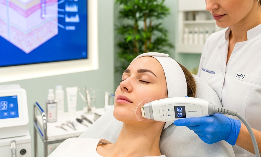 Image 2: Up to 67% Off on Facial - 4D Hifu face Neck and Chin

