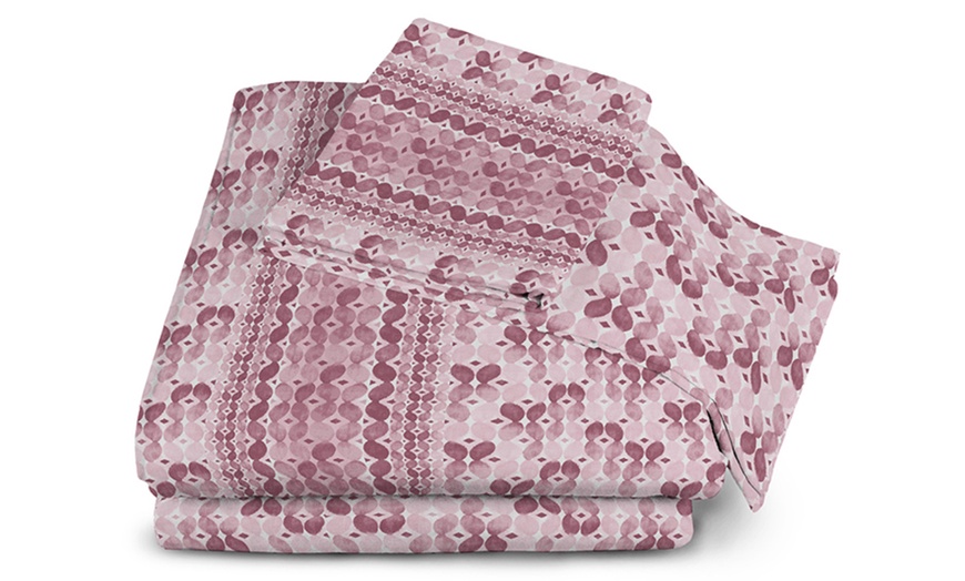 Image 22: Completo lenzuola 100% flanella di cotone Made in Italy