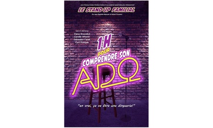 2 places pour ''Une heure pour comprendre son ado'' : 22 novembre / 19h - Théâtre Victoire - Une heure pour comprendre son ado