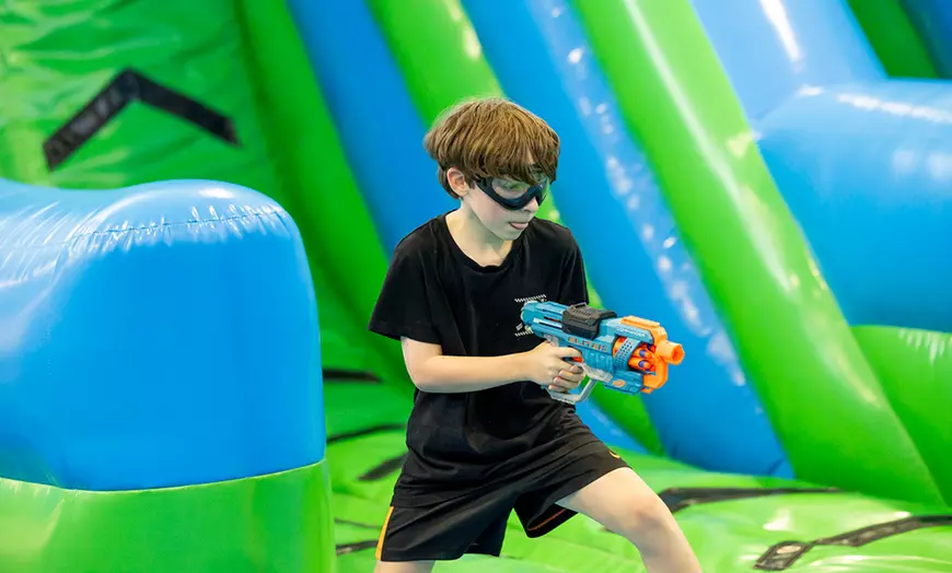 Image 9: Experience a 90-Min Inflatable Park Session For Up to Four People 