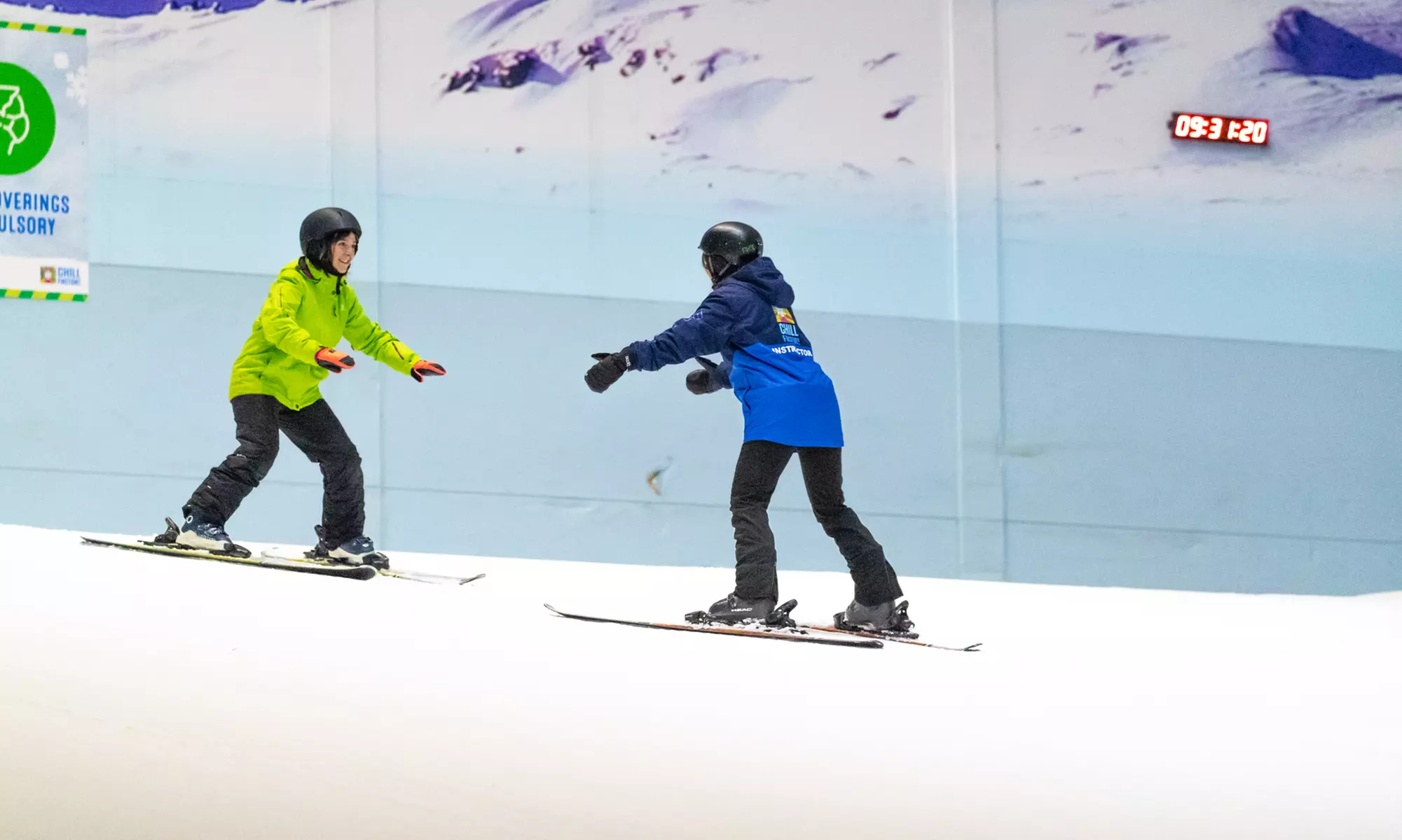 Enjoy a 2- or 5-Hour Ski or Snowboard Group Lessons with a Hot Drink