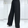 Image 2: Textured Palazzo Wide Trousers