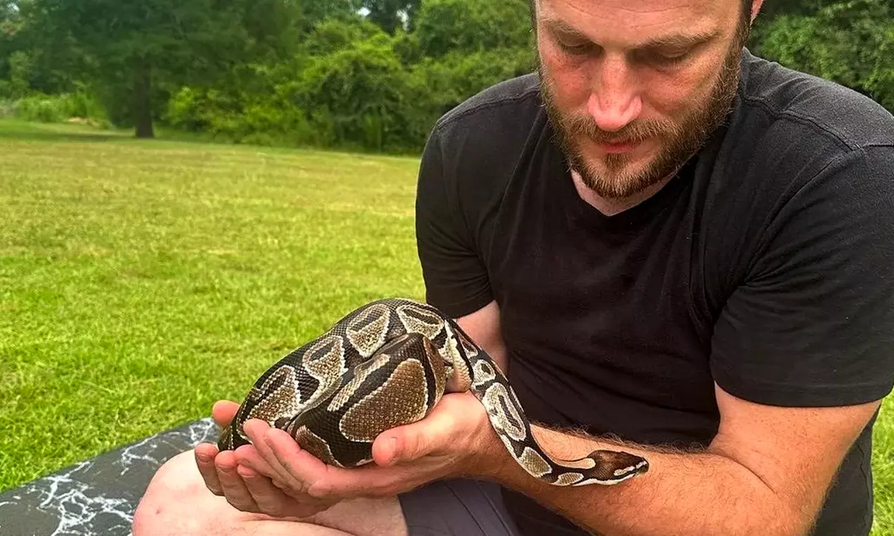 Spooky Snake Yoga for One, Two, or Four People on October 11, 2025