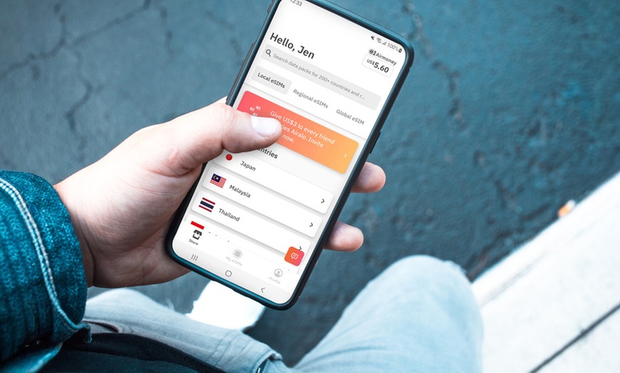 Image 3: Mantente conectado a nivel mundial con eSIM y ahorra un 20 % en Airalo