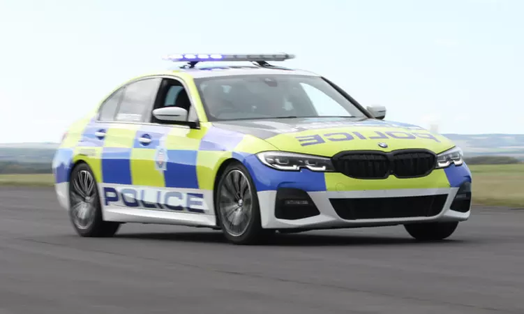 Drive with Police Car or Junior Police Car Driving for One or Two Cars