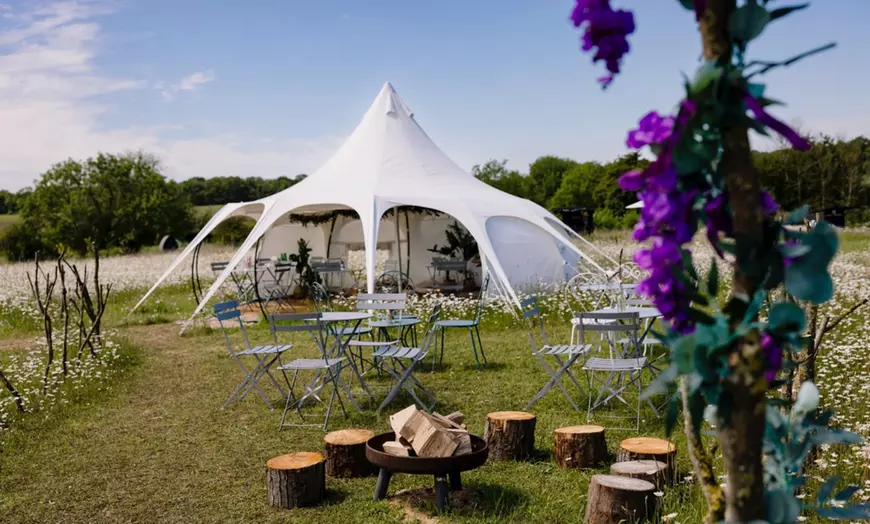Image 2: Wildflower Meadow Afternoon Tea for Two or Four – Relax & Unwind at Finchingfield Lavender Field! (Up to 45% Off)