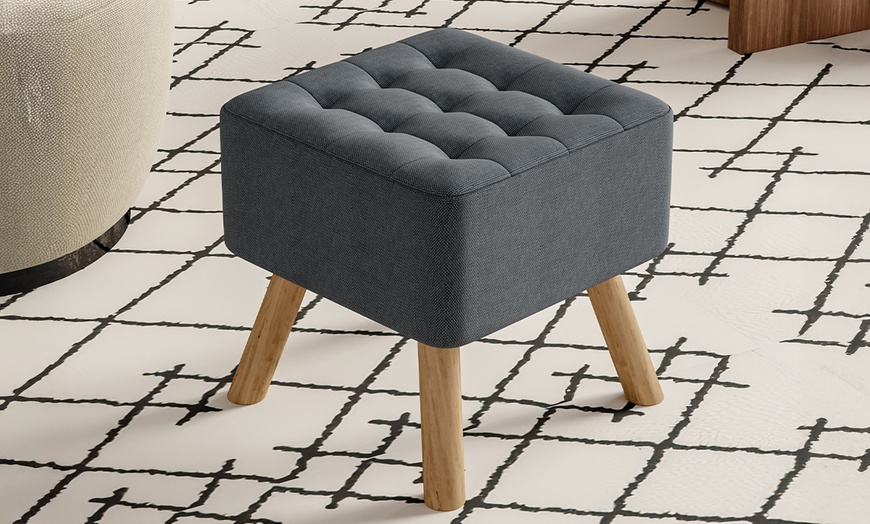 Image 3: Quadratischer Fußhocker