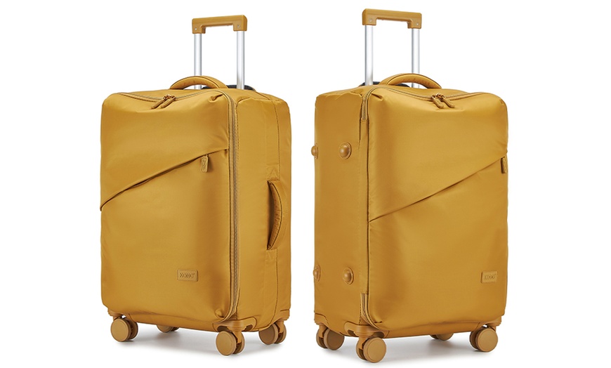 Image 19: 1x oder 3x KONO Soft-Shell-Reisekoffer