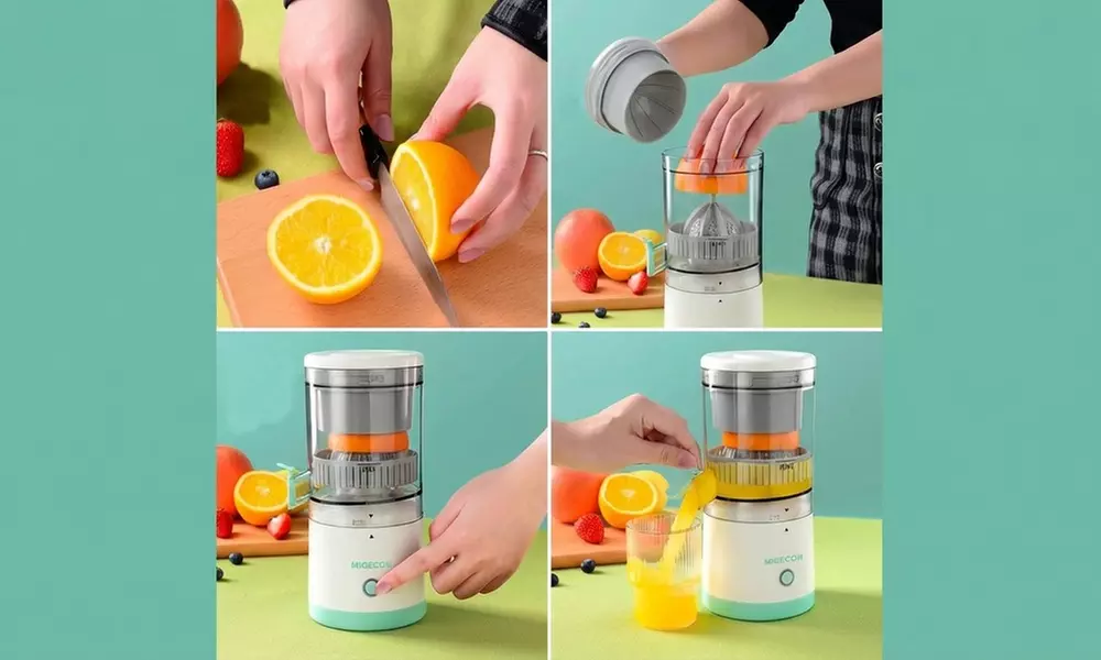 Presse-agrumes électrique sans fil, portable et rechargeable USB
