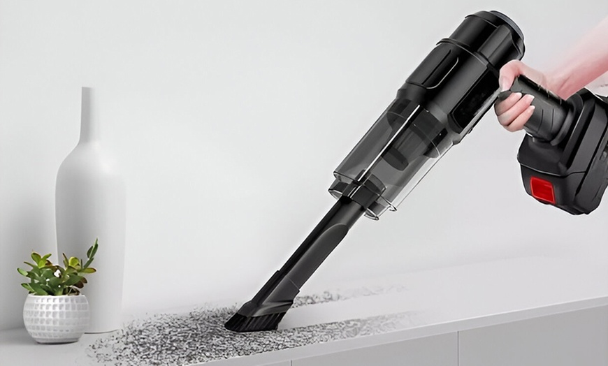 Image 1: Mini aspirateur souffleur portable sans fil