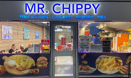 For 1: Cod and chips with hot or cold drink - Mr Chippy Basildon