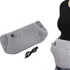 Image 2: USB Charging 3-Level Electric Heating Pad Belt for Abdomen and Back
