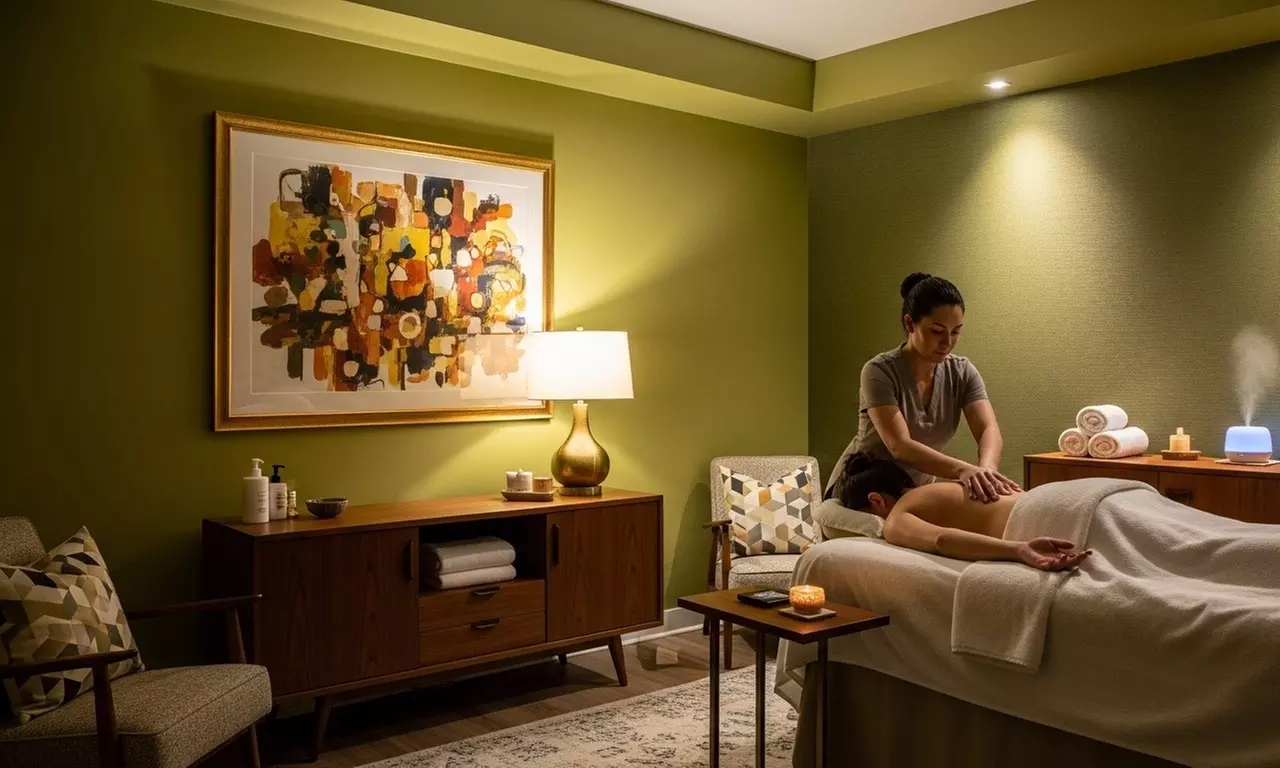 The Ultimate Swedish Massage Package for One or Couples Including Wine