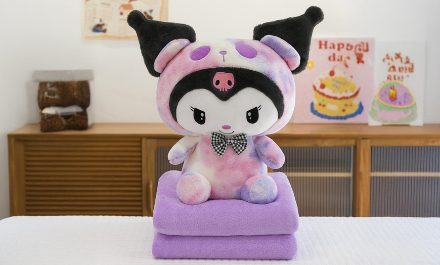 Image 11: Cartoon Pillow Blanket