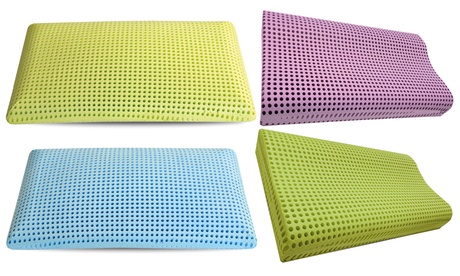 2 guanciali in memory foam, disponibili in 2 modelli e 3 colori