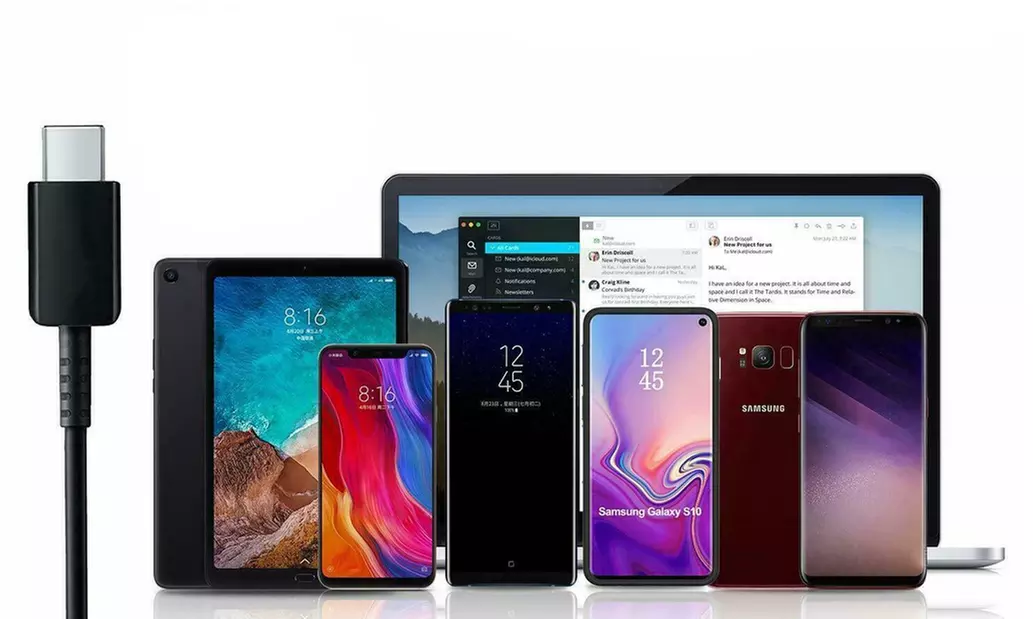 Adaptive Fast Charging Wall Charger USB Type-C Cable For Samsung iPhone