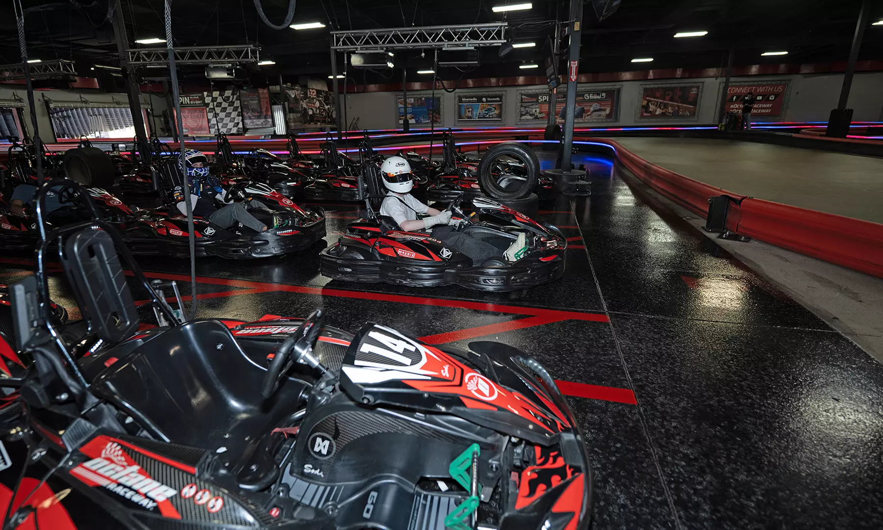 2 Kart Races & Annual Membership at Octane Raceway