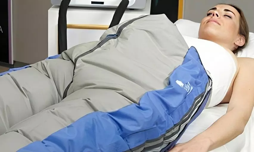 5 o 10 sesiones de estimulación electromagnética o presoterapia