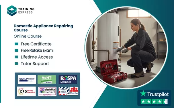 Domestic Appliance Repairing Course or Lifetime Membership to 2500 Courses with Training Express (Up to 40% Off) - Primary Image