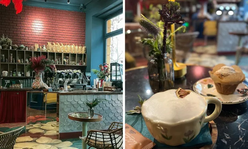 Image 4: Kaffee & Blütenzauber: 1-2 Heißgetränk und 1-4 Kuchenstücke nach Wahl 