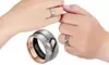 I Love Heart Promise Ring Stainless Steel Couples Bands Ring 6mm