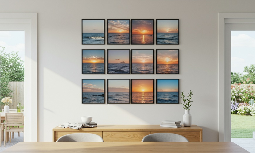 Image 5: Style your Space: Peel & Stick Framed Photo Tiles from Printerprix