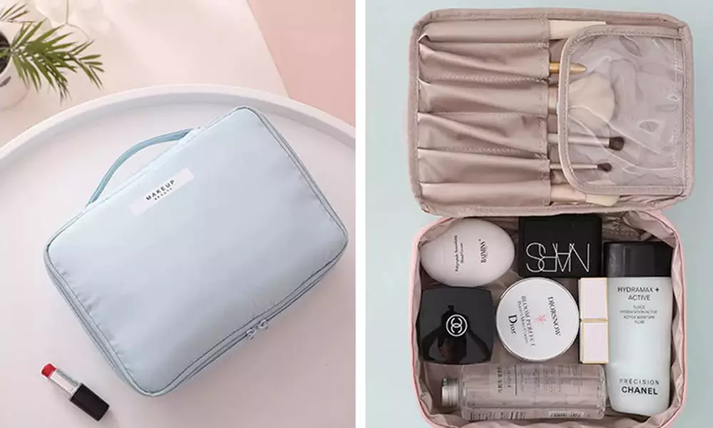 Portable Multifunction Cosmetic Organizer; Available in Various Colors