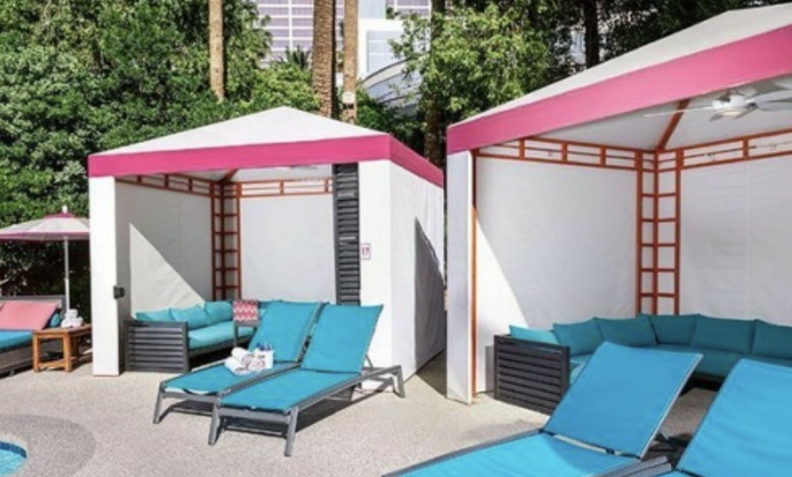 Image 7: Las Vegas Poolside Cabana at GO or Flamingo Pool – Up to 30% Off