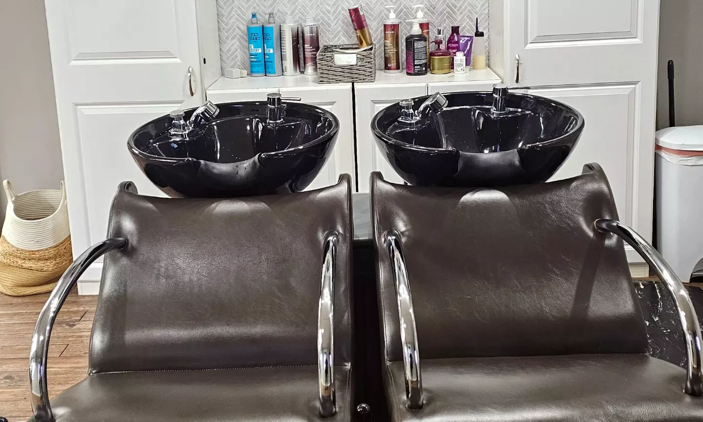 Haircut with Optional Single Process, Half/Full Highlights, and More