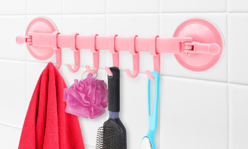 Image 1: Bathroom Suction Hanger