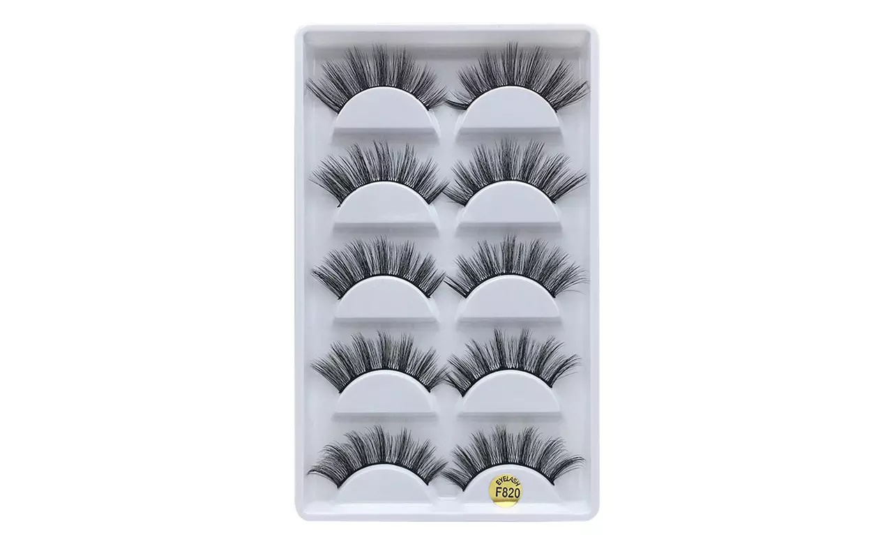 10 pairs 3D Mink Eyelashes Natural Long false Eyelashes Extension 14-15mm