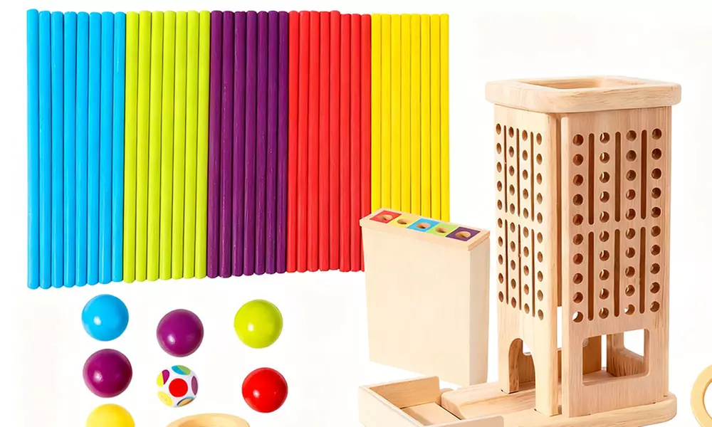 3-in-1 Wooden Stick Pull Game