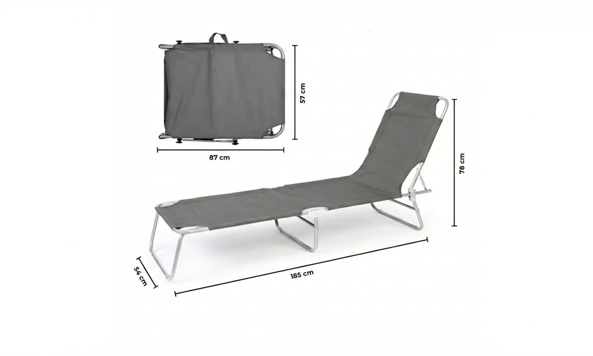 Coppia di lettini prendisole Valparaiso