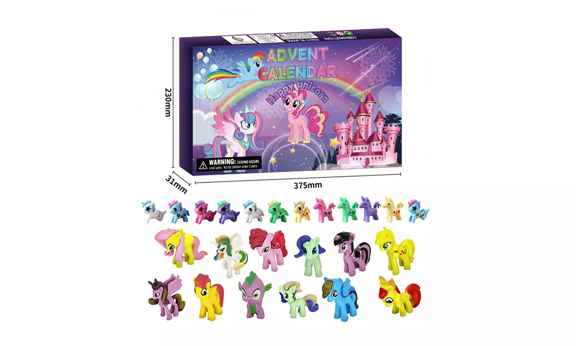 Calendrier de l'Avent à thème licornes - Second Medium