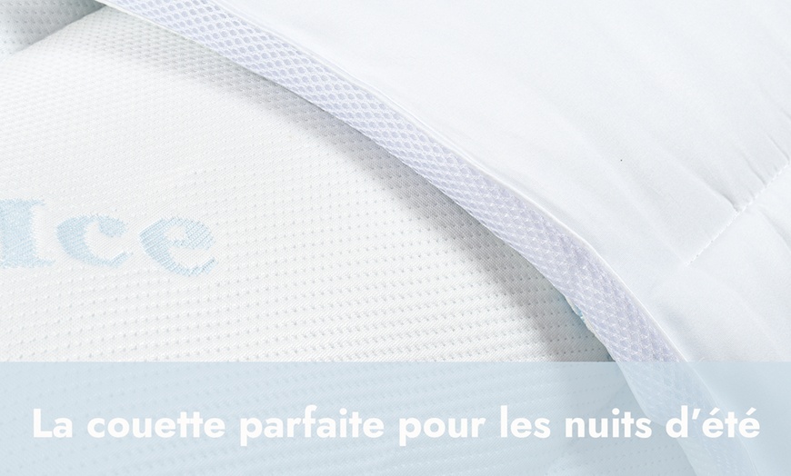 Image 6: Couette 100% microfibre, fibres "Ice Cool" rafraîchissantes
