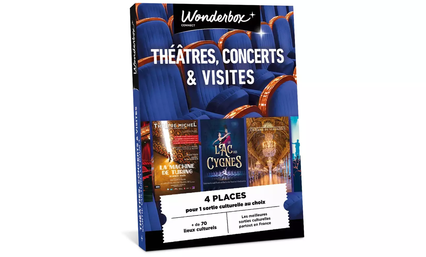 Coffret-cadeau "Théâtre, concerts & visites" avec Wonderbox Connect