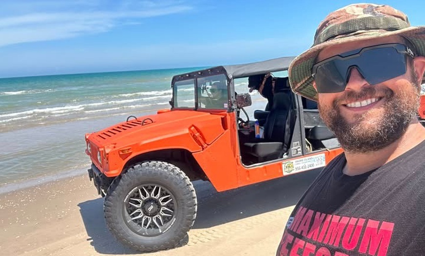 Image 5: Rugged Rides, Ocean Vibes, Humvees Rental – 6-Passenger Combat Cruiser