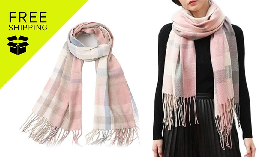 Image 1: Ladies Scarves Shawl
