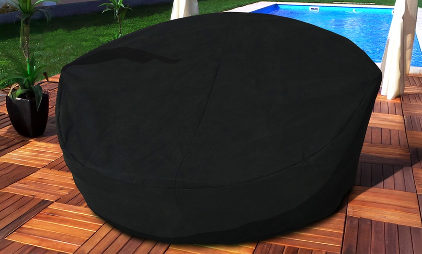 Image 5: Île de loisirs Swing & Harmonie® en poly rotin, éclairage LED solaire