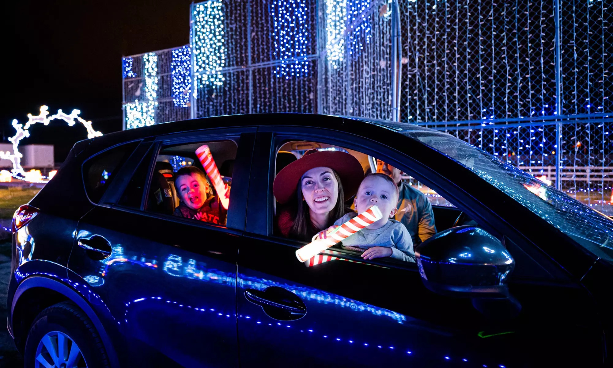 Drive-Through Christmas Light Show – Red Rocks, CO