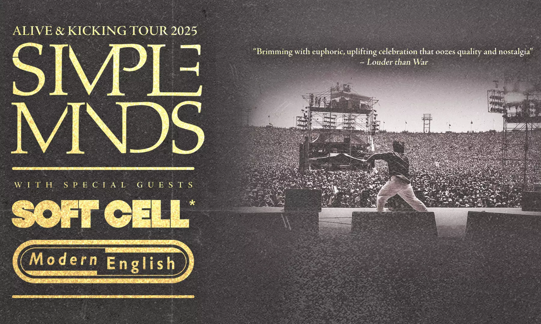 Simple Minds: Alive & Kicking Tour 2025 on June 10 at 7 p.m. - Primary Image