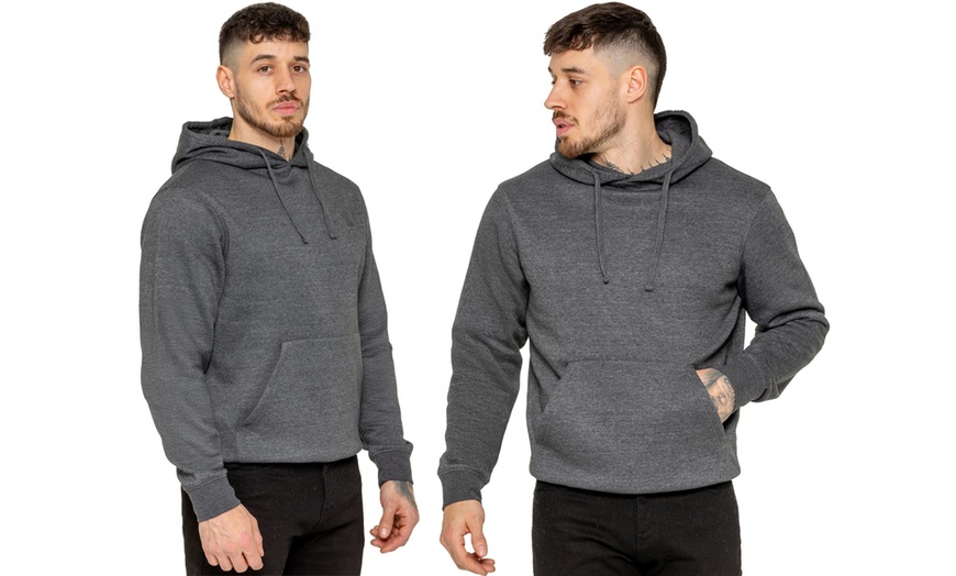 Image 13: Men's Hoodie Jumper Casual Fit Long Sleeve Pullover 