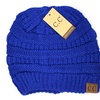 Image 31: Cheveux Corp. Women's Solid Classic CC Beanie