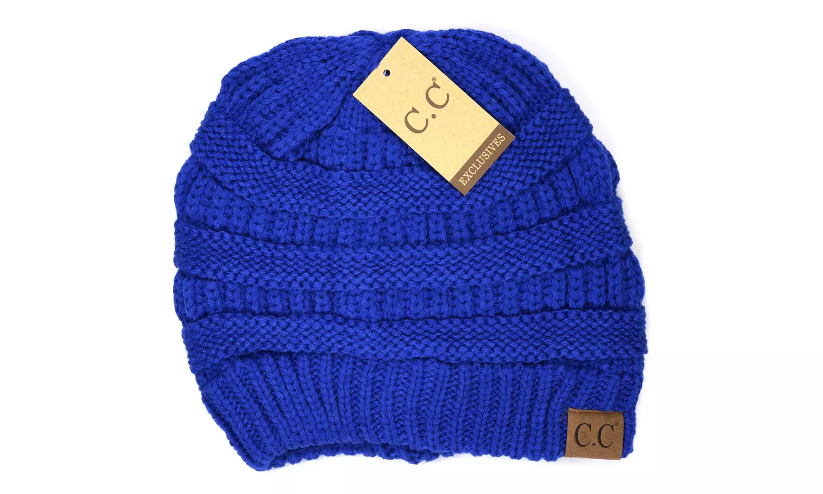 Cheveux Corp. Women's Solid Classic CC Beanie