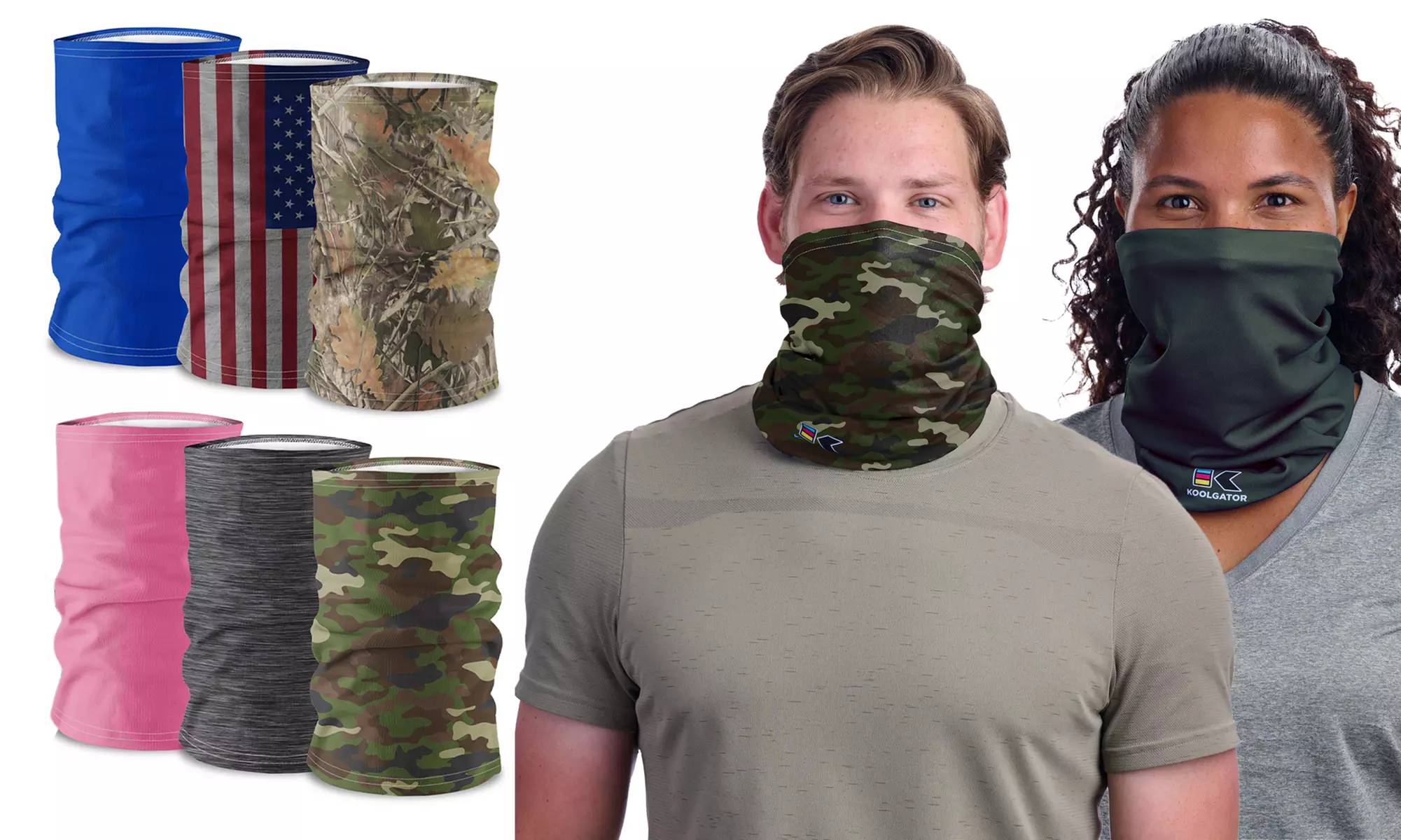 KOOLGATOR SPF 50 Dual Purpose Performance Neck Gaiter