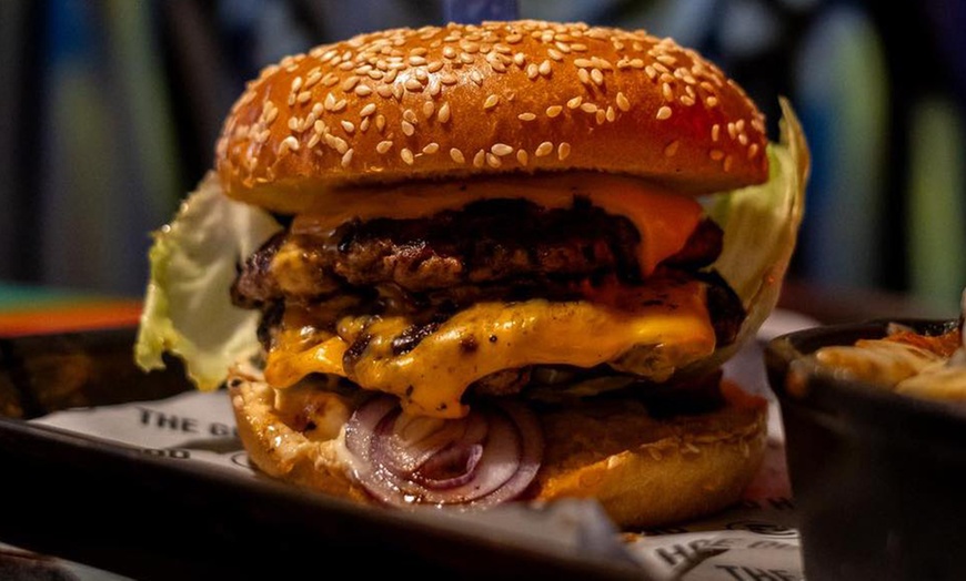 Image 2: Choice of Burger with Fries for One, Two, or Four People