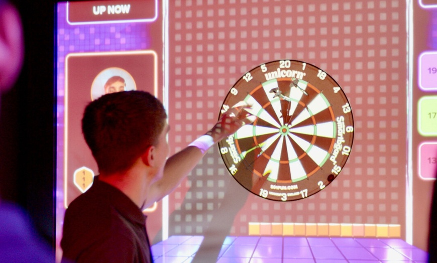 Image 5: AR Darts for 2 with Drinks, or 4 with Wings, or Darts & Burger for 2