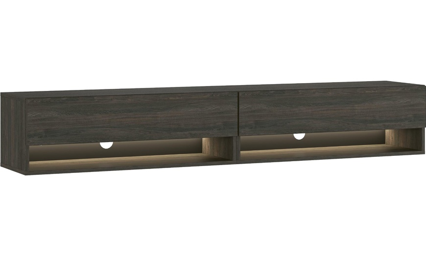 Image 6: Hängender TV-Schrank mit LED-Beleuchtung