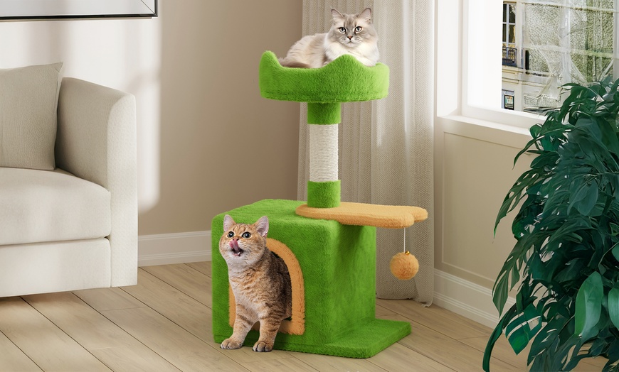 Image 8: 70, 79 or 131cm Multi Level Indoor Cat Tree
