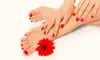 Gel Manicure, Regular Pedicure With Hot Stones, Or Classic Gel Manicure at My Glow Nails (Up to 30% Off)
